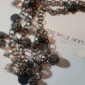 🩵 Silver Statement Necklace